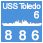 United Nations - UN USS Toledo - Naval (8-8-6)