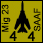 Syrian Arab Army  - Syrian Air Force Mig 23 - Air (4-4-5)