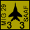 Syrian Arab Army - Syrian Air Force Mig 29 - Air (3-3-6)